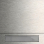 Module touche d'appel simple System 106 acier inox.V4A