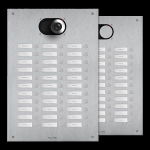 SWITCH FAÇADE INOX AVEC 33 BOUTONS - 3 COLONNES