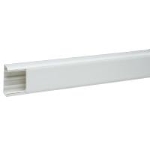 Goulotte DLP design 50x105 mm blanc - 2m - couvercle 85 mm