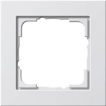 cadre fin. 1x Gira E2 blanc s