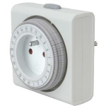 Mechanische timer - 24u - 2P+A 16A - 3680W