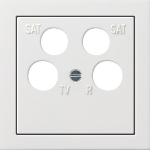 pl.centrale 4x Gira F100 blanc