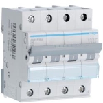 Disjoncteur 3kA - C - 3P+N - 16A - 4M.