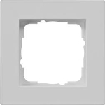 Cadre fin. 1x plat Gira E2 gris m