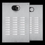 SWITCH FAÇADE INOX AVEC 24 BOUTONS - 3 COLONNES