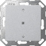 BP bascule 1x flèche OneKNX System 55 t.alu