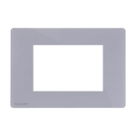 PLATINE GRIS PERLE ONE COMP VIMAR EIKON 3 MODULES