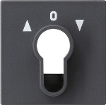 afd. sleutelsch./-drukc. System 55 antraciet