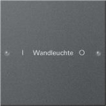 Jeu basc. 1x inscr. System 55 anthracite(laq.)