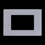 PLATINE GRIS PERLE ONE COMP VIMAR EIKON 3 MODULES