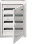 Coffret encastré vega D 4R. 96M.. - porte transparente