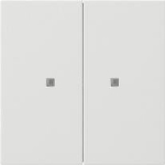 BP basc. 2x OneKNX Gira F100 blanc