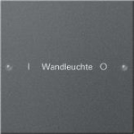 Jeu basc. 1x inscr. System 55 anthracite(laq.)