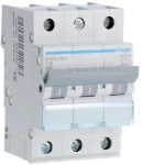 Disjoncteur 3kA - C - 3P - 16A - 3M.