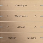 set bascules 4x pers. Tastsens.4 TS4 bronze