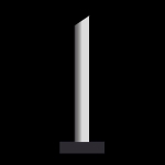 MÂT POUR L’ANCRAGE DES BARRIÈRES, HAUTEUR 2M