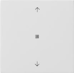 BP bascule 1x flèche OneKNX Gira F100 blanc