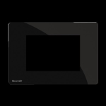 PLATINE ABSOLUTE NOIRE ONE COMP VIMAR EIKON 3 MODULES