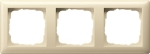 cadre fin. 3x Standard 55 blanc crème