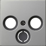 cache prise d'antenne coaxiale System 55 acier inoxydable