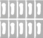 set centreerhulpen 10 st. afd.r. Gira E2