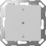 BP bascule 1x flèche OneKNX System 55 gris m