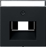 afd. TK UAE/IAE- + netwerkaansluitdoos System 55 zwart m