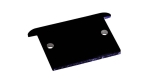 END CAP PLAT POUR PROFIL ALU NOIR