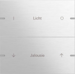 wippenset 2-v indiv. tastsens.4 TS4 aluminium(geanod.)
