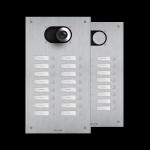 SWITCH NOIR - FAÇADE INOX AVEC 16 BOUTONS - 2 COLONNES