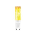 LAMPE FLAMME FEU 0.8W 1500K MAT G9