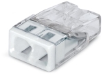 Dozenklem COMPACT   2-DRAADS KLEM Behuizingskleur transparant, transparant