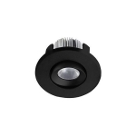 LASY RX 1W 100Lm 3000K 24° IP44 Noir mat