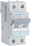 Disjoncteur 3kA - C - 2P - 4A - 2M.