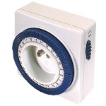 Mechanische timer - 24u - 2P+A 16A - 3680W