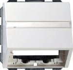 datakap draagring + TK Gira F100 z.wit