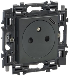 Val prise+usb intégré app.complet noir à griffes
