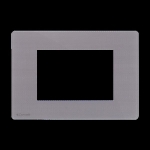 PLATINE GRAPHITE ONE COMP VIMAR EIKON 3 MODULES