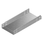 Cable tray not perforated, interlocking