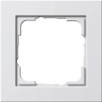 cadre fin. 1x Gira E2 blanc