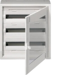 Opbouw verdeelkast vega D 3R. 72M. - doorzichtige deur