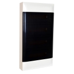 Wandkast opbouw 4 rijen-72mod. doorzichtige deur - Practibox