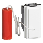 LNOW poussoir à tirage complet 1 mod blanc