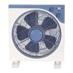 SQUARE BOX FAN WHITE-BLUE Φ30 45W