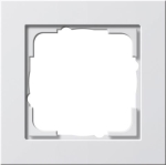 cadre fin. 1x Gira E2 blanc