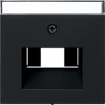 afd. TK UAE/IAE- + netwerkaansluitdoos System 55 zwart m