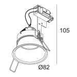 DEEP RINGO Hi S1 B ,IP20 ,GU10 LED