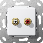 C-audio câb.multicond. Module blanc