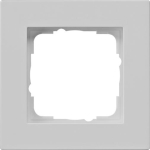 Cadre fin. 1x plat Gira E2 gris m
