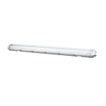 LUMINAIRE HERMETIQUE 2X120CM AVEC TUBE LED 4000K